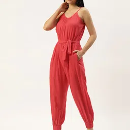 BRINNS Red Basic Jumpsuit image 3