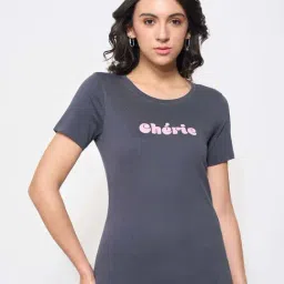 Honey By Pantaloons Grey Regular Fit Printed T-Shirt-picture-10