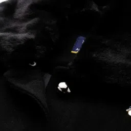 Allen Solly Girls Black Cotton Solid Full Sleeves Jacket image 4