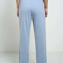 Dreamz by Pantaloons Ashley Blue Printed Pyjamas image 2