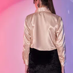 BUYNEWTREND Red & Beige Boxy Fit Shirt (Pack Of 2) image 4