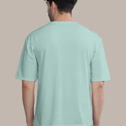 Bullmer Black & Neo Mint Green Cotton Oversized Fit Printed T-Shirt - Pack Of 2 image 4
