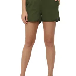 Solly by Allen Solly Green Regular Fit Shorts-image-54