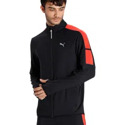 Puma Black Full Sleeves Jacket-image-17