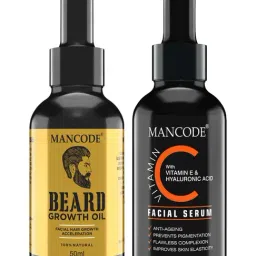 Mancode Beard Growth Oil & Vitamin C Serum ( Combo of 2 )-image-76