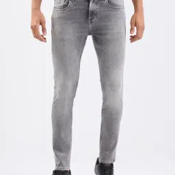 Spykar Grey Cotton Slim Fit Jeans-picture-17