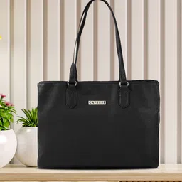 Caprese Black Solid Shoulder Bag-picture-45