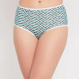 Clovia White Printed Panty-image-95