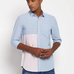 Lee Blue Slim Fit Shirt-picture-35
