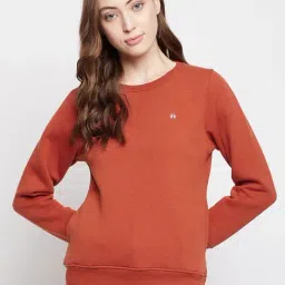 Crimsoune Club Red Slim fit Sweatshirt-image-70