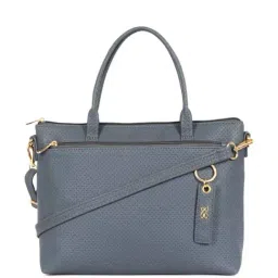 Baggit Blue Textured Medium Handbag-picture-40
