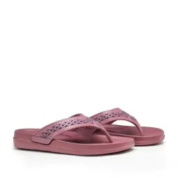 Asian INDIGO-15 Women's INDIGO-15 Mauve Thongs image 2