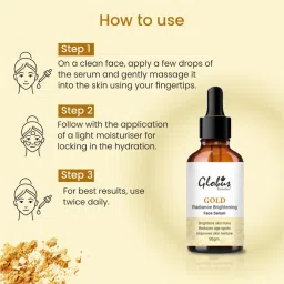 globus naturals Globus Remedies Gold Radiance Brightening Face Serum - Pack of 3 image 4
