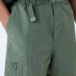 studiofit men Studiofit by Westside Olive Relaxed-Fit Mid-Rise Shorts image 4