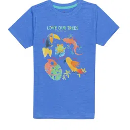 H by Hamleys Boys Blue Printed T-Shirt-picture-36