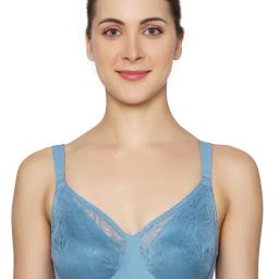 Triumph Blue Full Coverage Minimizer Bra-picture-20