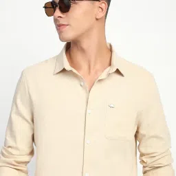 The Bear House Beige Slim Fit Shirt image 4