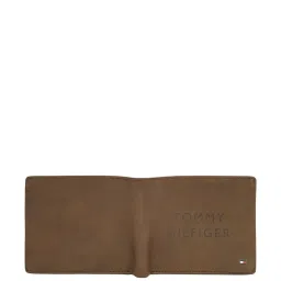 TOMMY HILFIGER Thasos Olive Brown Casual Leather Bi-Fold Wallet  for Men image 4