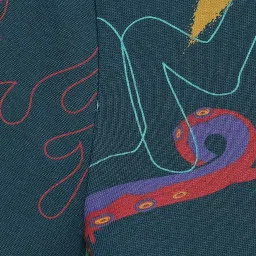 Puma Kids Cold Green Cotton Printed Tee image 4