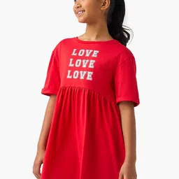 Juniors by Babyshop Print A-Line Dress-image-75