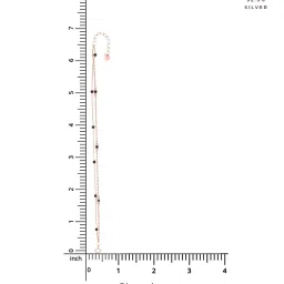 Kai Jewel Sterling Silver Minimalistic Double Lined Casual Rose Gold Bracelet for Women image 4