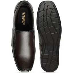 Teakwood Leathers Men's Brown Formal Loafers image 4