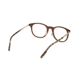 Ermenegildo Zegna EZ5264-H 52 048 Brown Oval Eye Frames for Men image 4