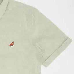 Pantaloons Junior Green Tint Green Shirt image 4