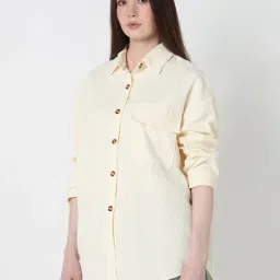 showoffff Showoff Beige Regular Fit Shirt image 3