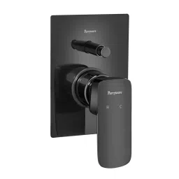 Parryware Ultra High Flow Diverter Upper Trim Quattro Black Matt Finish, T23857C image 3