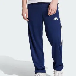 Adidas Blue Regular Fit Striped Sports Trackpants-picture-39