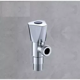 fastgear GENERIC Triangle Bathroom Faucet Set Stainless Steel Chrome Finish Silver, FG1201 ( Pack of 4) image 4