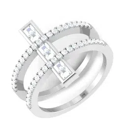 Praavy Stand Tall in the Crowd 92.5 Sterling Silver Ring for Women image 5