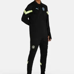 Puma MCFC Black Slim Fit Trackpants image 5