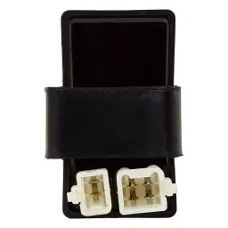 Uno Minda CDI - Black Case, 4 & 2 Pin White Coupler for Hero CD Dawn (Black) (CD-5003) image 2
