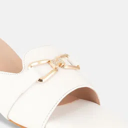 DressBerry Women Textured Block Sandals image 2