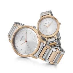Sonata Pairs Analog Silver Dial unisex Watch 770318141KM01/NN770318141KM01/NP770318141KM01 image 5