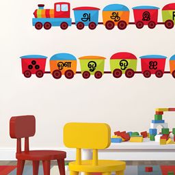 LANSTICK Red & Blue Printed Splash Proof Wall Sticker-picture-29