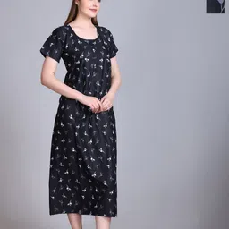 FIRST SLEEP Printed Maxi Nightdress-picture-15