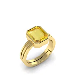 RRVGEM 9.25 Ratti Yellow Sapphire Finger Ring-picture-19