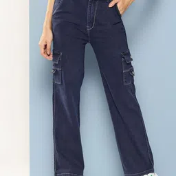 The Roadster Lifestyle Co. Women Cotton Relaxed Fit Mid Rise Casual Jeans-image-84