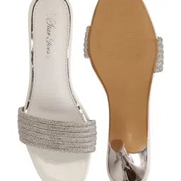 STARTOES Embellished Party High-Top Stiletto Sandals image 3