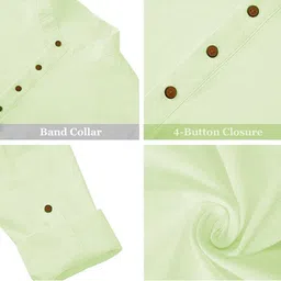 SQS Men Cotton Straight Kurtas image 3