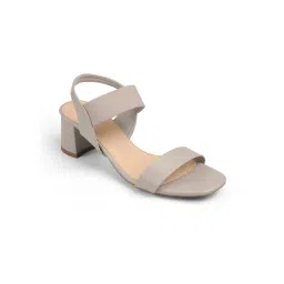 PEPPER Women Grey Block Sandal Heels-picture-34