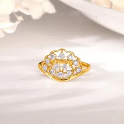 GIVA Gold Fanfare Diamond Ring-picture-26
