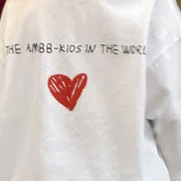 LULU & SKY Girls Typography Printed Round Neck T-shirt image 2