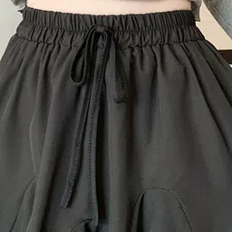 StyleCast Gathered Or Pleated Mini Trendy Flared Skirt image 2