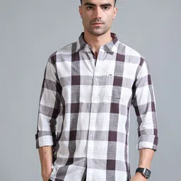RIGS AND RAGS Men Classic Tartan Checks Checked Casual Shirt-picture-39