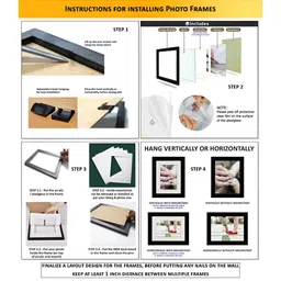 ArtzFolio White 5 to 7 Pieces Wood Wall Photo Frames image 5