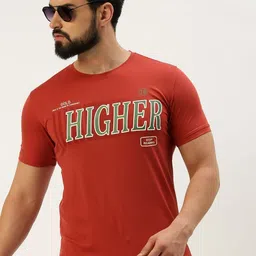 SHOWOFFFF Men Typography Printed Slim Fit T-shirt image 4